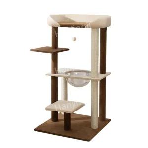 낮은 캣타워 고양이원목 기둥 캣워커 세트 캣 프리미엄 창문캣타워 반려묘 해먹 소형 투명
