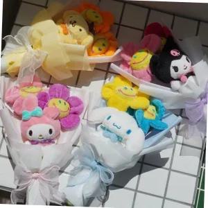 유치원 어린이집 발표회 졸업식 귀여운 8종 인형 산리오 시나몬롤) (학예회 마이멜로디 꽃다발 폼폼푸린