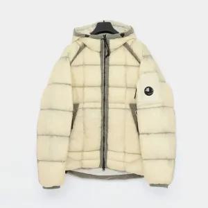 CP컴퍼니 25FW 렌즈와펜 DD쉘 미디움 후드 패딩 남성 자켓 19CMOW702A 110416A 402