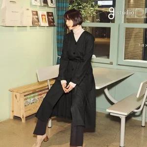 [런칭가129000][지스튜디오]23FW 원피스형 트렌치코트