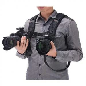 듀얼 숄더 퀵 스트랩 어깨 벨트 마운트 바디 카메라 촬영 체스트 돌리 DSLR