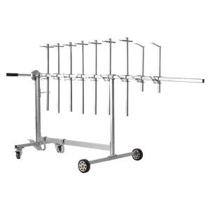 도장 작업대 자동차 페인트 스탠드 스프레이 간단 회전 판금