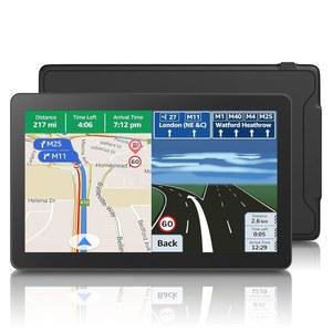 자동차 9인치 차량용 GPS 내비게이션 8G 메모리 트럭 내비게이터 HD 터치스크린 북미 평생 지도 업데이트, 2025년 무료 업데이트 포함 미국, 캐나다, 멕시코