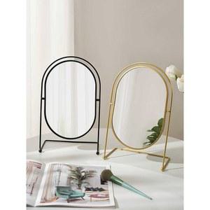 인테리어 장식 골동품 골드프레임 스마트 단스탠드 사무실 프레임 탁상거울