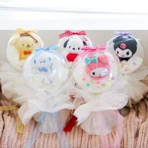 [골드스마일]시나모롤 쿠로미 꽃다발 졸업식 산리오 어린이 선물