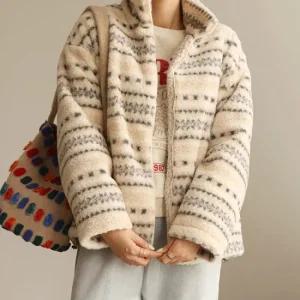 써니11 zip 코지 양털자켓