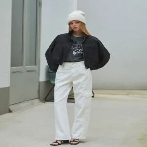 [에고이스트]워시드 NON SPAN 워크 데님 팬츠EQ3ODP02