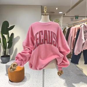 [대구백화점] [에잇컨셉]비코즈 양기모 라운드 맨투맨(C23K7FTS123)