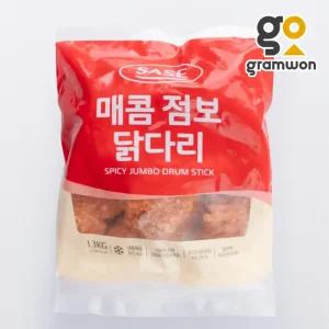 사세 매콤점보닭다리 1.3kg 넓적다리 닭다리살 편의점 치킨
