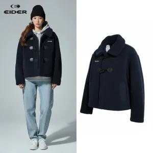 [백화점 출고] 아이더 플리스 여성 허그 토글 자켓 카본 떡볶이 단추 카라형 털 뽀글이 점퍼 후리스