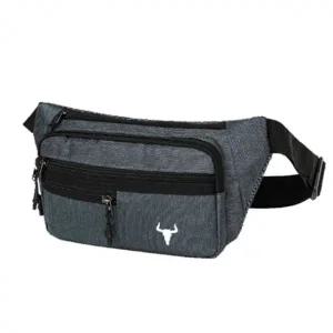 남자 힙색 캐주얼 크로스 보조 커플 가방 네이비