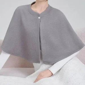 [라일리여성의류] Rly 숄 케이프 단추 여밈 디자인의 가벼운 수면 망토