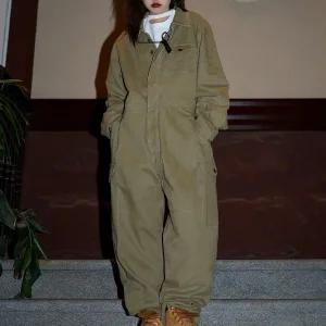 점프수트 작업복 미술 올인원 방수 공연 배달 디자인 정비 카키 공예 카센터