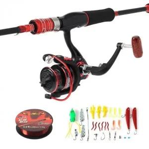 스피닝 릴 루어 낚시대 투피스 낚시 세트 낚시용품 (WFKO0O5)