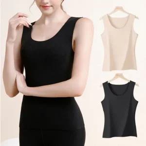 (옵션 블랙 1호,블랙 2호,스킨 1호,스킨 2호)기모 이너 나시티 겨울 슬리브리스 여자 런닝