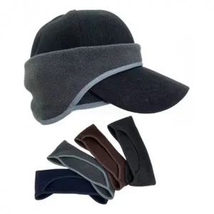 모자 부착형 방한 귀마개 스냅백 헤어밴드 기모 보온