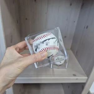 [골드스마일]야구 싸인볼 전용 투명 진열 보관함