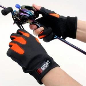 [골드스마일]낚시 레저용 손가락 오픈 장갑