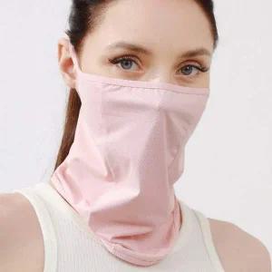 [골드스마일]쿨링 귀걸이형 멀티 헤어 스카프 핑크