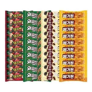 크리스마스 스페셜 에디션 돼지바 x10개+옥동자 x10개+와일드바디 x...