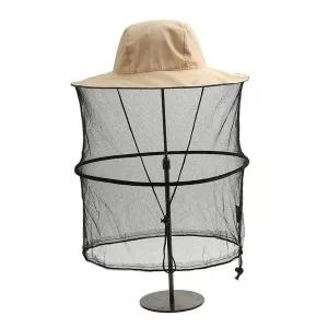 [골드스마일]방충모자 해충방지 모기장 방충모자(크림) 낚시 벌초모자