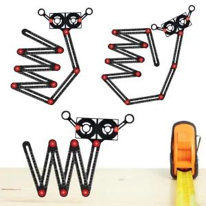 목공 마킹 복사 건설 타일 재단 연귀 관절 각도자 공구 곡선 측정 틈새게이지 각도기