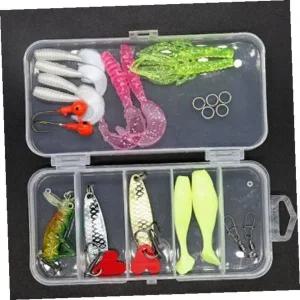 [골드스마일]루어미끼세트 프로앵글러 루어낚시 미끼세트 메뚜기 스푼 그럽웜