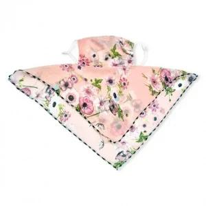 [골드스마일]코랄 컬러 마스크 겸용 멀티 스카프 얼굴 보호용 머플러