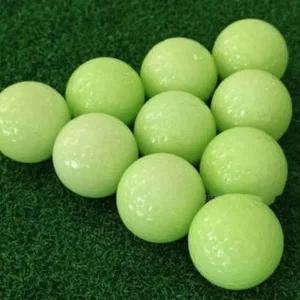 연습형광골프공 연두색 필드 흐린날 분실방지 발광골프공 그린