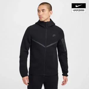 [정품] 나이키 트레이닝복 상의 런닝 운동복 남성 테크 풀집 윈드러너 후디 HV0950-010