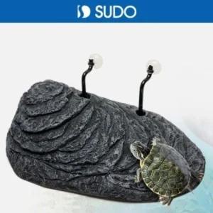 아쿠아유쥬 SUDO 고정식 플로팅 랜드 T100 (고정식 거북섬) 거북이 계단 쉼터 일광욕 은신처