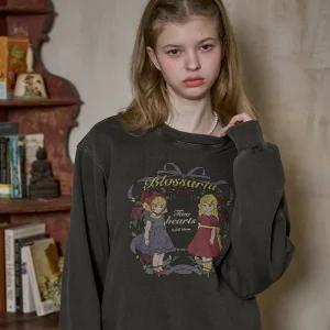 트윈 블룸 피그먼트 스웨트셔츠 스모크블랙