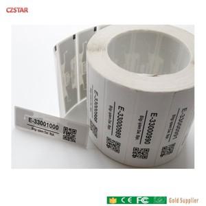 Iso18000-6c impinj smarttrac dogbone 태그 monza r6 4D epc gen2 uhf rfid 스티커  맞춤 프린팅 가능  50