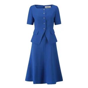 모조에스핀 자켓형 플레어 원피스 J252MSE019 781960