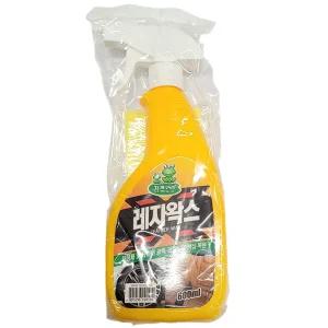 내장재 타이어광택 레자 색상복원 자동차 왁스 600ml세용품 광택제 코팅 유색 표면제 복원제 차량 고왁스