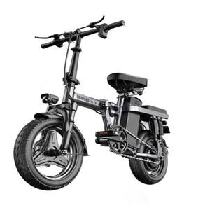 접이식 출퇴근 자전거 미니전기자전거 항속 6AH 2인승 전기 배터리 이륜
