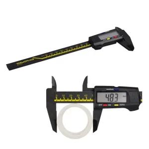 플라스틱 디지털 캘리퍼스 노기스 버니어 마이크로 켈리퍼스 디지털자 외측로미터 내측로미터 로미터 버어