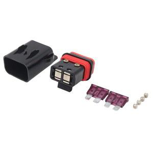 [QQ] 2pcs 40A 퓨즈가있는 오토바이 방수 퓨즈 홀더 인라인