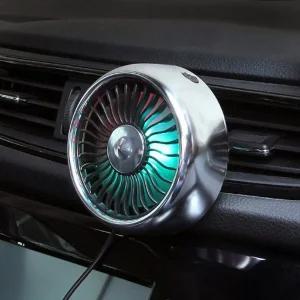 자동차 LED 에어 서큘레이터 차량 선풍기 송풍기 미니 용USB 용선풍기 량용