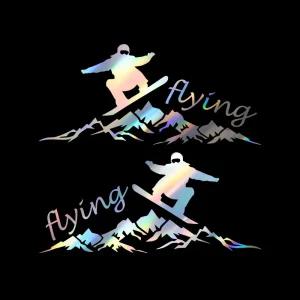 자동차 079 플라잉 포인트스티커 2개1세트특이한 인테리어 꾸미기 재미있는 레터링 익스 튜닝 차량 주유구