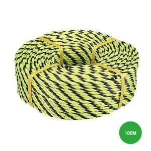 [하프클럽/]국산 PP형광로프 두께10mm X 길이100m