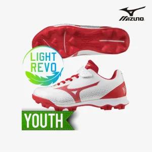 미즈노 주니어 가벼운 야구 포인트화 취미운동 볼넓은