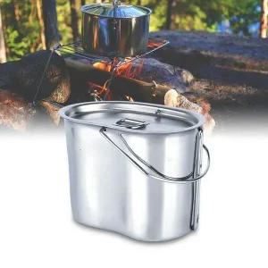 [하프클럽/셀러허브_여성트랜드패션]야외 등산 낚시 군용감성 라면냄비