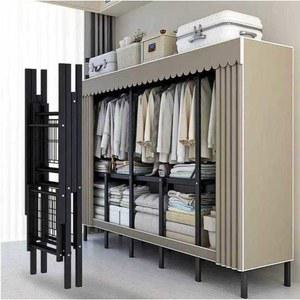 철제 비키니 옷장 행거 설치가 수납 스탠드 금속 수납장 옷걸이 80cm 80x40x180