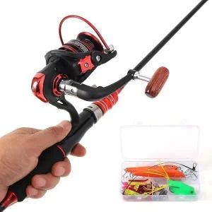 [하프클럽/셀러허브_여성트랜드패션]스피닝 릴 루어 낚싯대세트 바다낚시