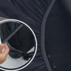 [하프클럽/]반사밴드 배낭 책가방 반사밴드 방수커버 블랙 35L