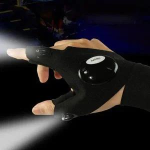 [하프클럽/셀러허브_여성트랜드패션]낚시장갑 LED 밤낚시 장갑 M13003