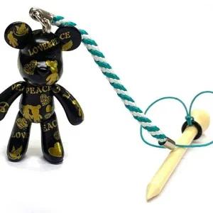 골린이골프티 피큐어 티꽂이 튼튼한 스트랩 골프티용품 귀여운