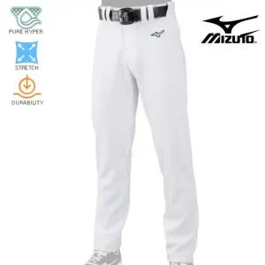 미즈노 항균 기능성 야구 유니폼 바지 스판 흰색