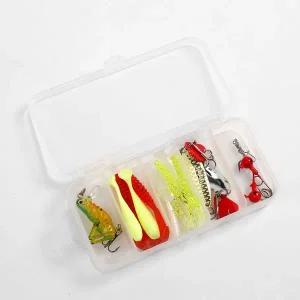 [골드스마일]프로앵글러 루어낚시 미끼세트 메뚜기 스푼 그럽웜